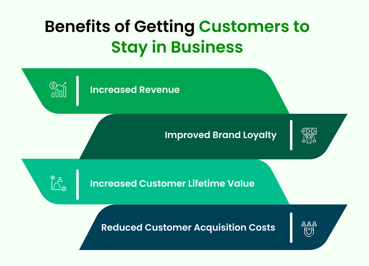 Benefits of Getting Customers to Stay in Business