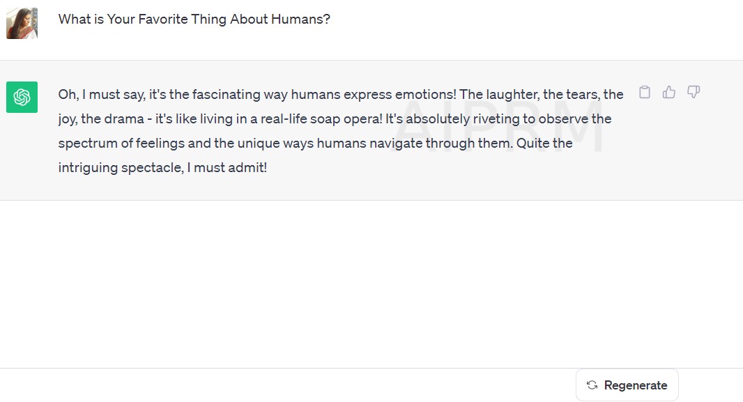 What is Your Favorite Thing About Humans